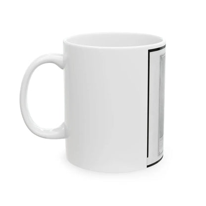 Arthur Linn, U.S.A., In Uniform, Full-Length Portrait, Facing Front (U.S. Civil War) White Coffee Mug-Go Mug Yourself