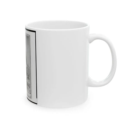 Arthur Linn, U.S.A., In Uniform, Full-Length Portrait, Facing Front (U.S. Civil War) White Coffee Mug-Go Mug Yourself