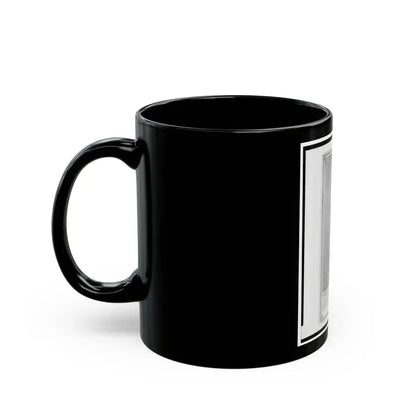 Arthur Linn, U.S.A., In Uniform, Full-Length Portrait, Facing Front (U.S. Civil War) Black Coffee Mug - Go Mug Yourself