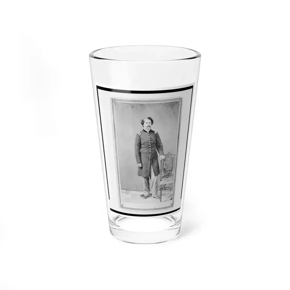 Arthur Linn, U.S.A., In Uniform, Full-Length Portrait, Facing Front (U.S. Civil War) Pint Glass 16oz 16oz - Go Mug Yourself