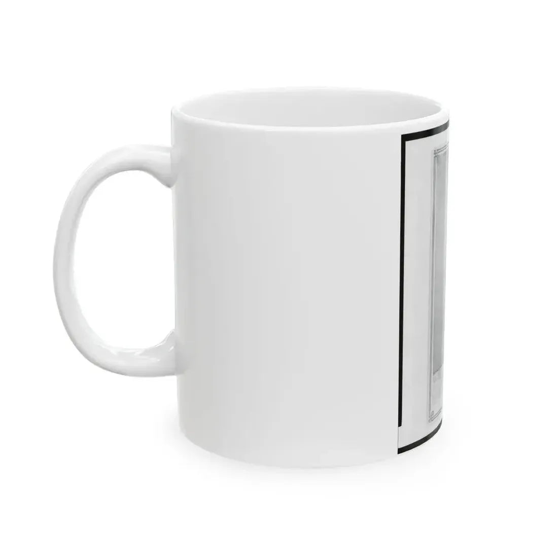 Arthur Linn, U.S.A., In Uniform, Full-Length Portrait, Facing Front (U.S. Civil War) White Coffee Mug - Go Mug Yourself