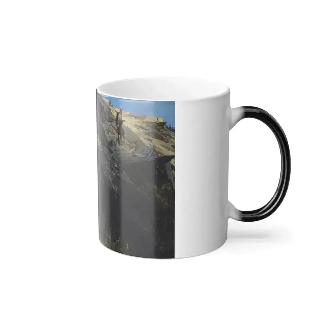 Arthur Wardle (1864-1949) Indian Leopards - Oil on Canvas - Color Changing Mug 11oz - Go Mug Yourself