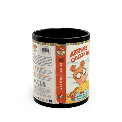 ARTHURS CHICKEN POX (VHS COVER) - Black Coffee Mug-11oz-Go Mug Yourself