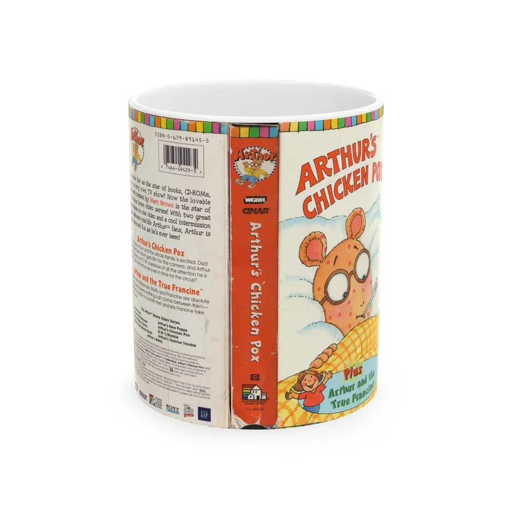 ARTHURS CHICKEN POX (VHS COVER) - White Coffee Mug-11oz-Go Mug Yourself