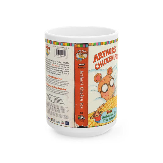 ARTHURS CHICKEN POX (VHS COVER) - White Coffee Mug-15oz-Go Mug Yourself