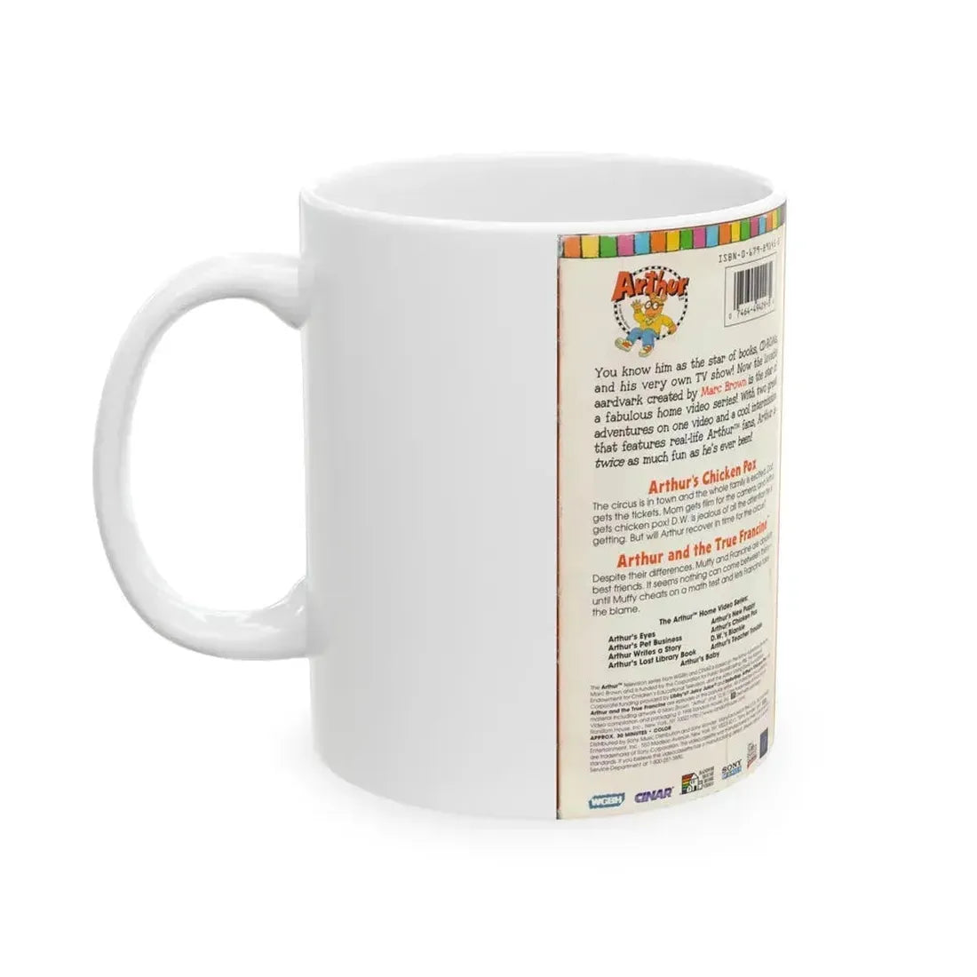 ARTHURS CHICKEN POX (VHS COVER) - White Coffee Mug - Go Mug Yourself