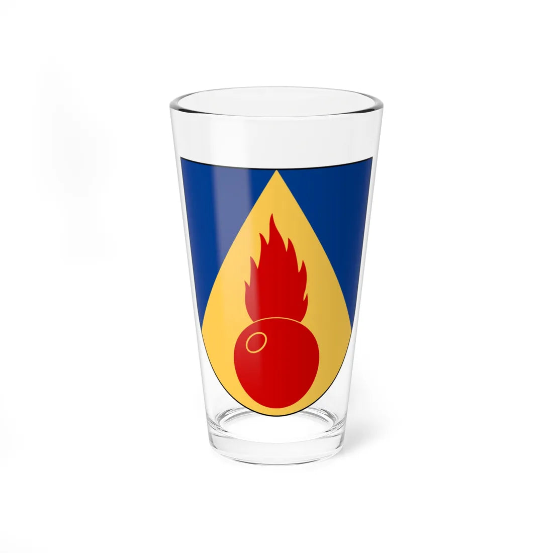 Artilleriregementet 911. kompaniet vapen (Sweden) (Coat of Arms) Pint Glass 16oz 16oz - Go Mug Yourself
