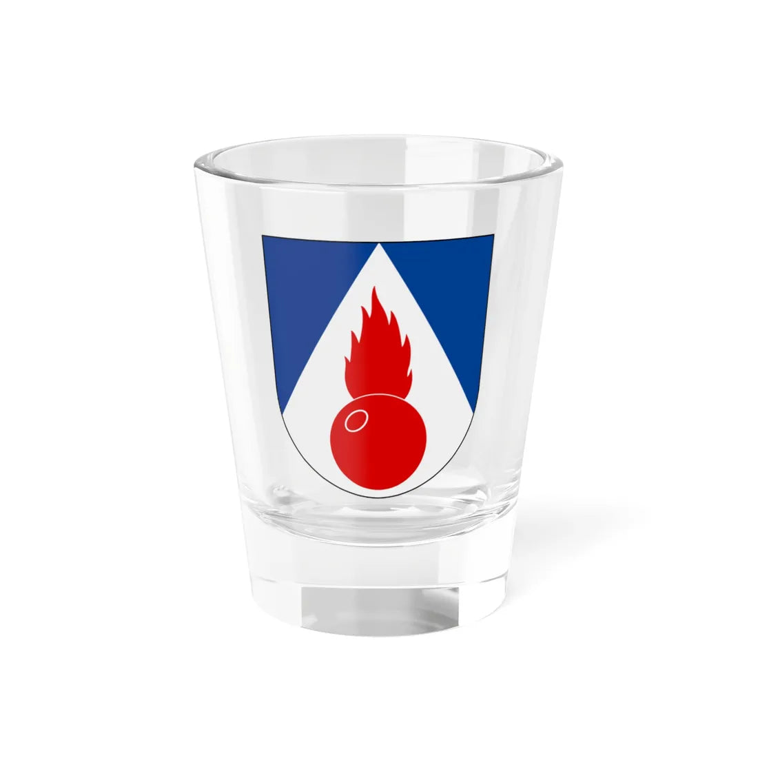 Artilleriregementet 921. kompaniet vapen (Sweden) (Coat of Arms) Shot Glass 1.5oz 1.5oz - Go Mug Yourself