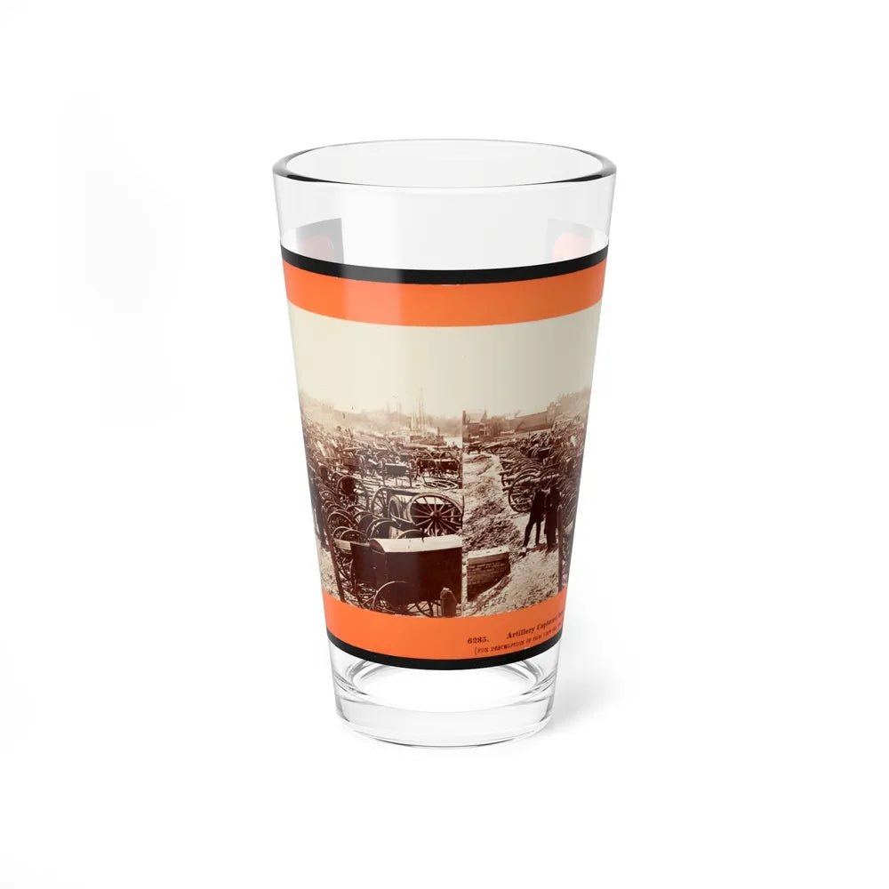 Artillery Captured From The Rebels (U.S. Civil War) Pint Glass 16oz-16oz-Go Mug Yourself