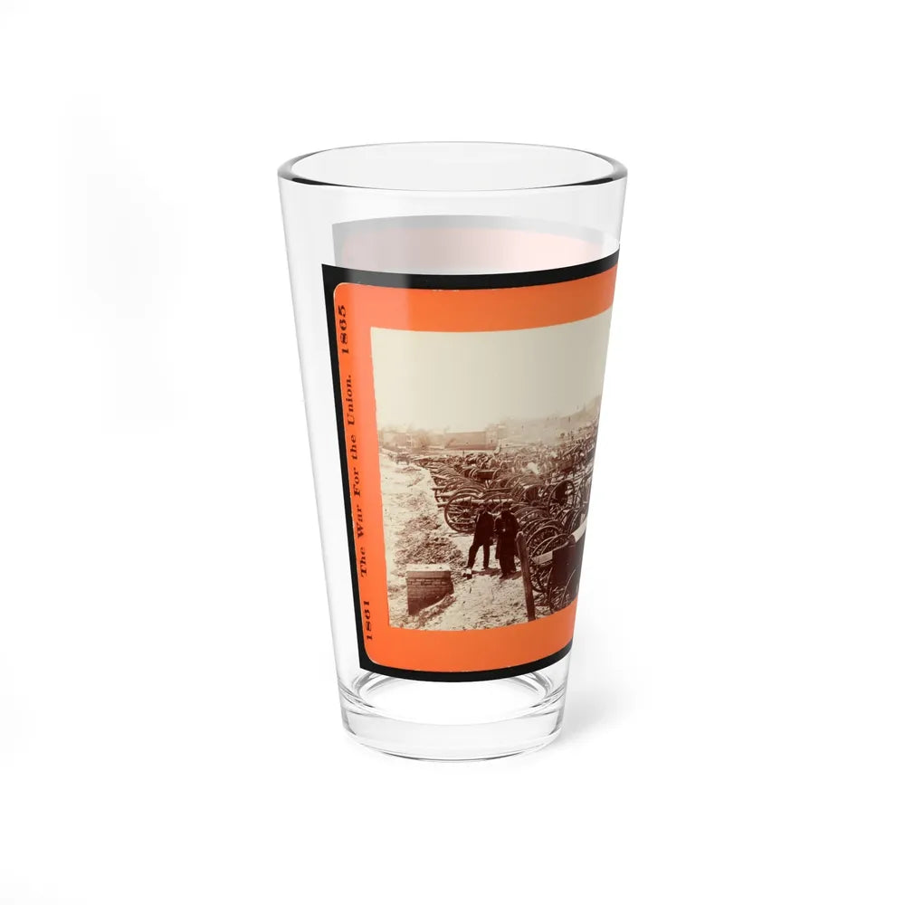 Artillery Captured From The Rebels (U.S. Civil War) Pint Glass 16oz-Go Mug Yourself