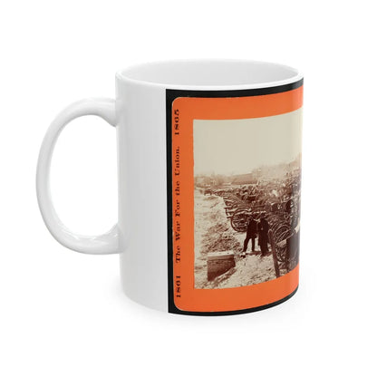 Artillery Captured From The Rebels (U.S. Civil War) White Coffee Mug-Go Mug Yourself