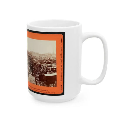 Artillery Captured From The Rebels (U.S. Civil War) White Coffee Mug - Go Mug Yourself