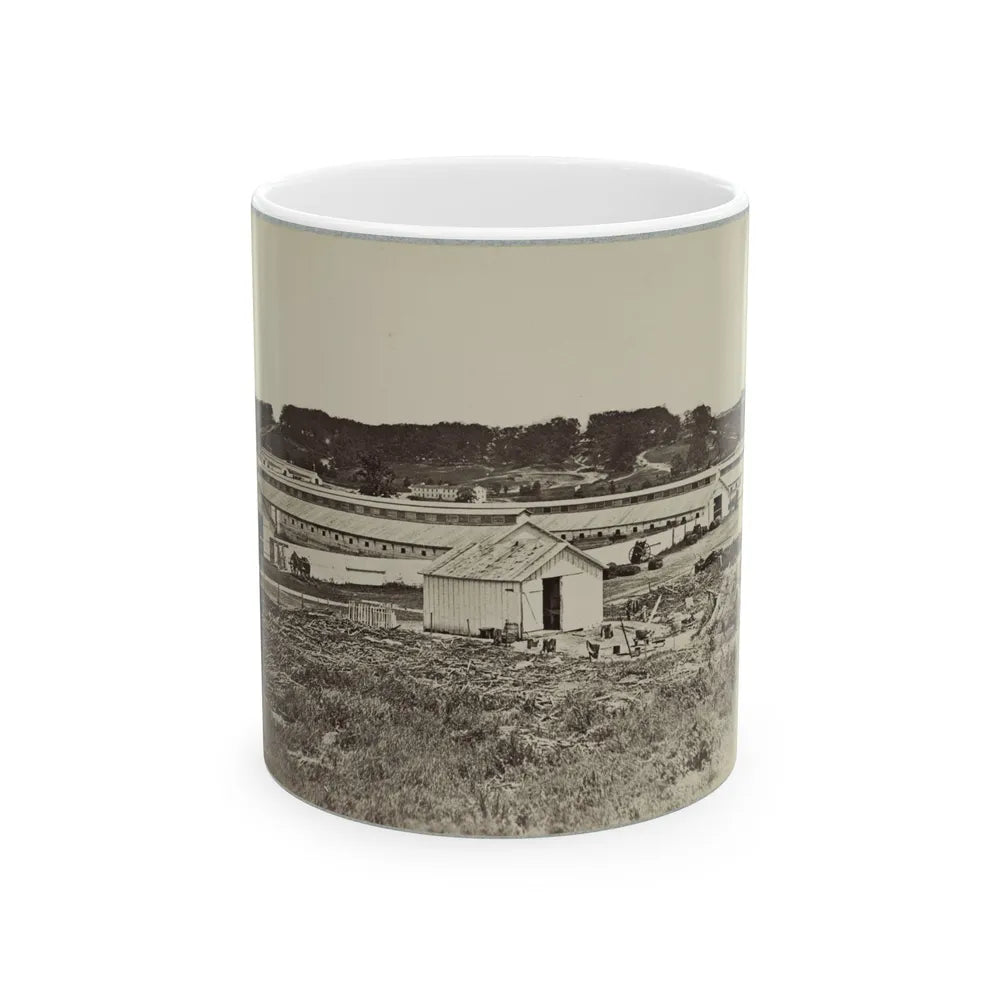 Artillery Depot (Camp Barry) Near Washington, D.C. (U.S. Civil War) White Coffee Mug-11oz-Go Mug Yourself