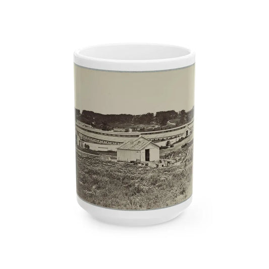 Artillery Depot (Camp Barry) Near Washington, D.C. (U.S. Civil War) White Coffee Mug-15oz-Go Mug Yourself