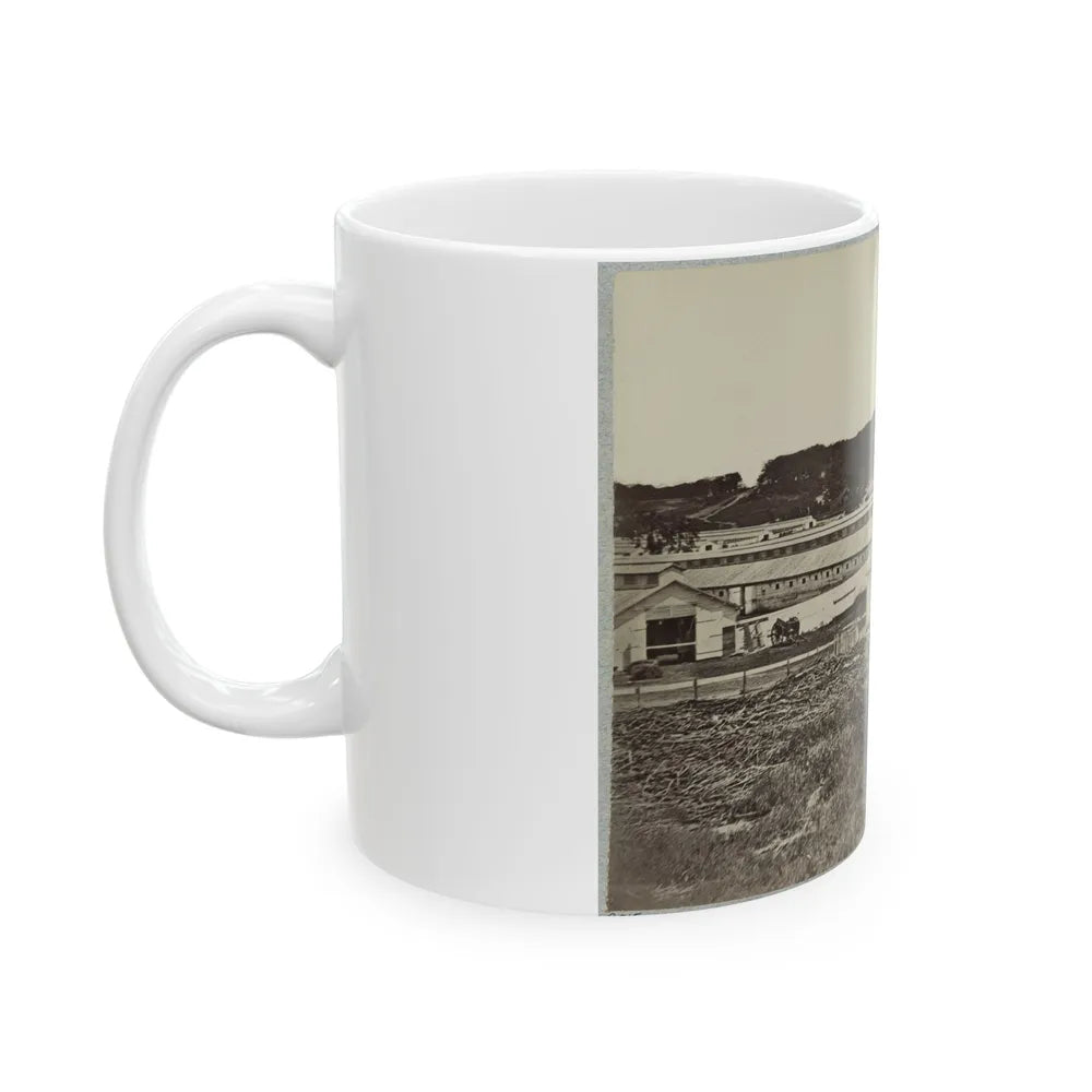 Artillery Depot (Camp Barry) Near Washington, D.C. (U.S. Civil War) White Coffee Mug-Go Mug Yourself