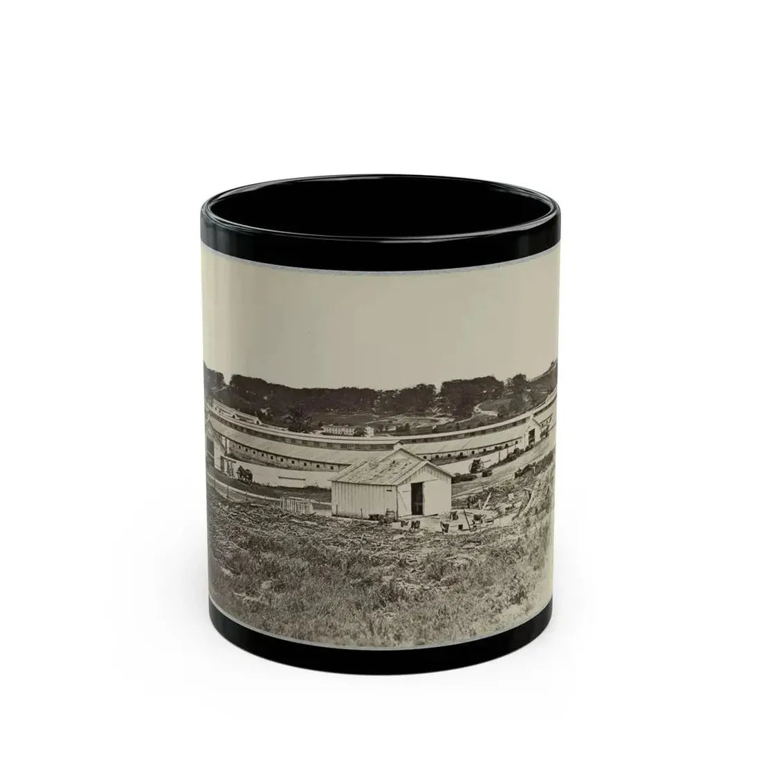 Artillery Depot (Camp Barry) Near Washington, D.C. (U.S. Civil War) Black Coffee Mug 11oz - Go Mug Yourself