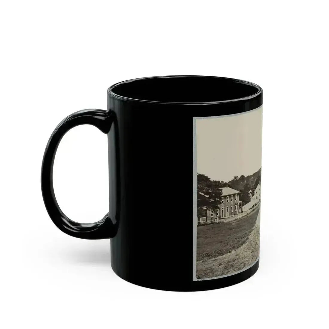 Artillery Depot, (Camp Barry) Near Washington, D.C. (U.S. Civil War) Black Coffee Mug - Go Mug Yourself
