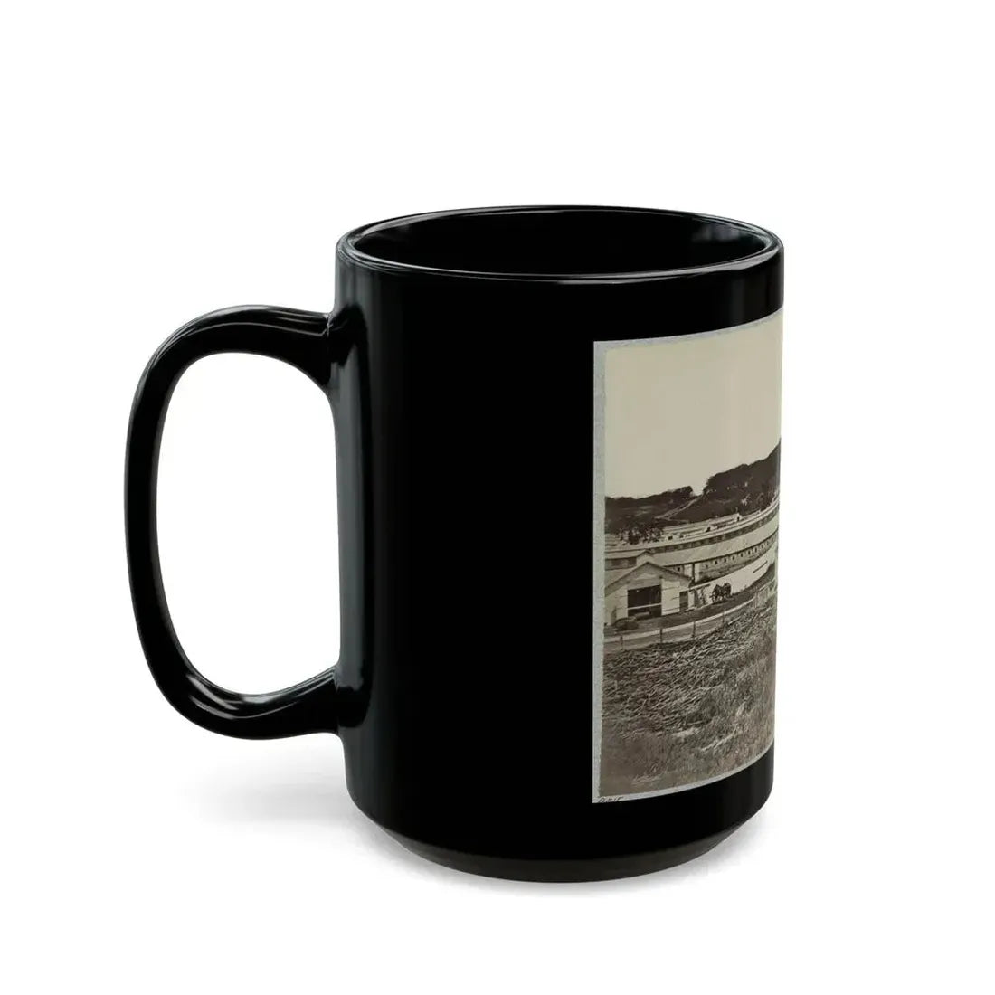 Artillery Depot (Camp Barry) Near Washington, D.C. (U.S. Civil War) Black Coffee Mug - Go Mug Yourself