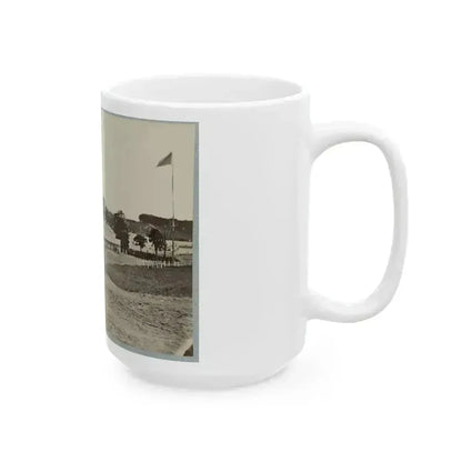 Artillery Depot, (Camp Barry) Near Washington, D.C. (U.S. Civil War) White Coffee Mug - Go Mug Yourself