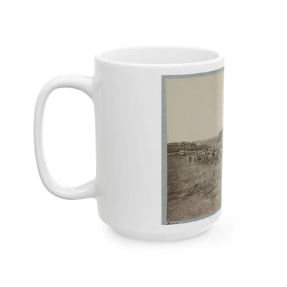 Artillery Going Into Action On South Bank Of Rappahannock, May 2, 1863 (U.S. Civil War) White Coffee Mug-Go Mug Yourself