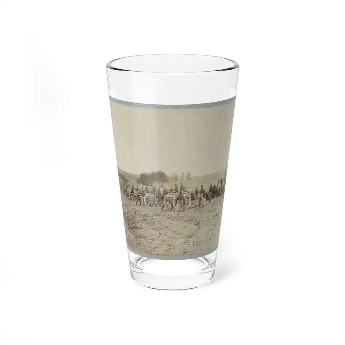 Artillery Going Into Action On South Bank Of Rappahannock, May 2, 1863 (U.S. Civil War) Pint Glass 16oz 16oz - Go Mug Yourself