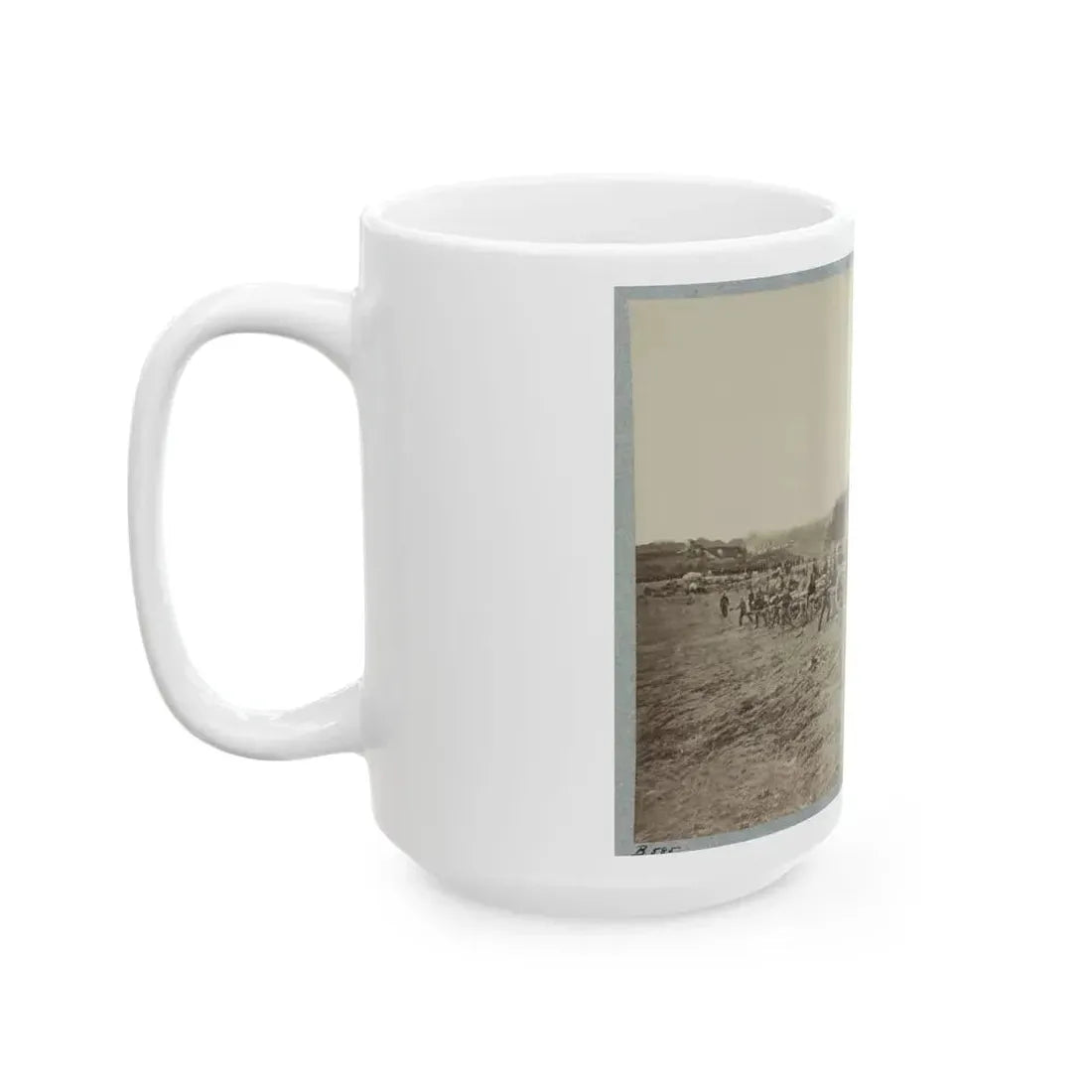 Artillery Going Into Action On South Bank Of Rappahannock, May 2, 1863 (U.S. Civil War) White Coffee Mug - Go Mug Yourself