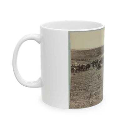 Artillery Going Into Action On South Bank Of Rappahannock River - June 4, 1863 (U.S. Civil War) White Coffee Mug-Go Mug Yourself