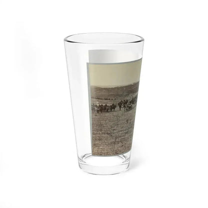 Artillery Going Into Action On South Bank Of Rappahannock River - June 4, 1863 (U.S. Civil War) Pint Glass 16oz - Go Mug Yourself
