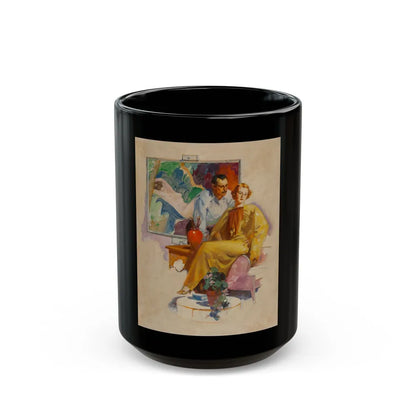 Artist at His Work - Black Coffee Mug-15oz-Go Mug Yourself