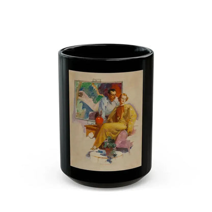 Artist at His Work - Black Coffee Mug 15oz - Go Mug Yourself