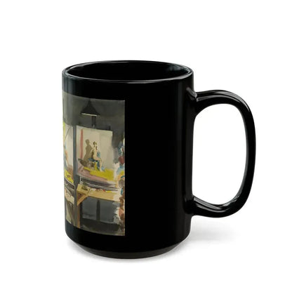 Artist's Studio, 1939 - Black Coffee Mug - Go Mug Yourself