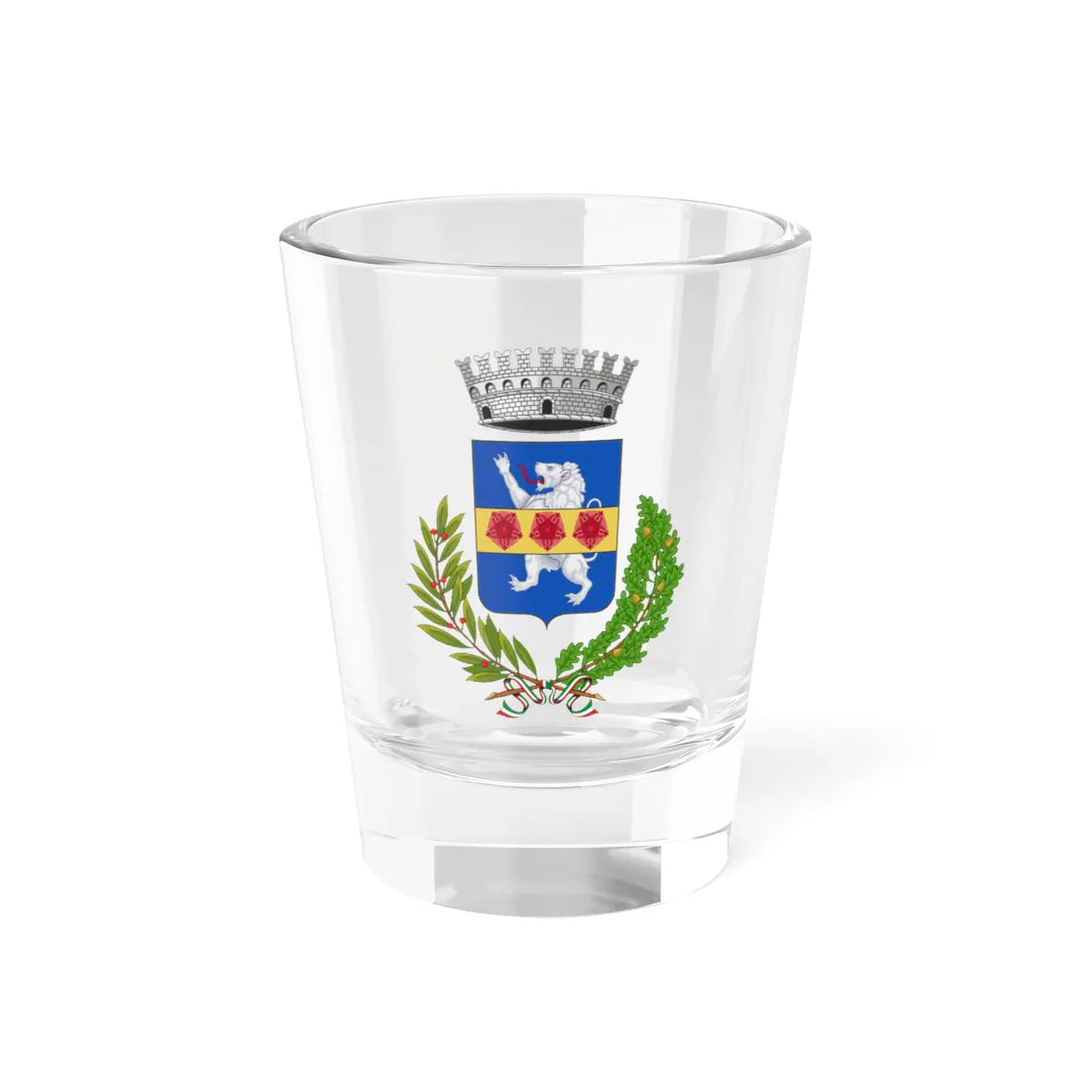 Arvier-Stemma (Italy) (Coat of Arms) Shot Glass 1.5oz 1.5oz - Go Mug Yourself