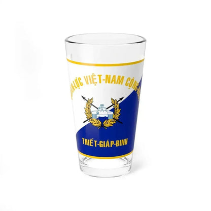ARVN Armored Cavalry Regiment Flag (Vietnam) Pint Glass 16oz 16oz - Go Mug Yourself