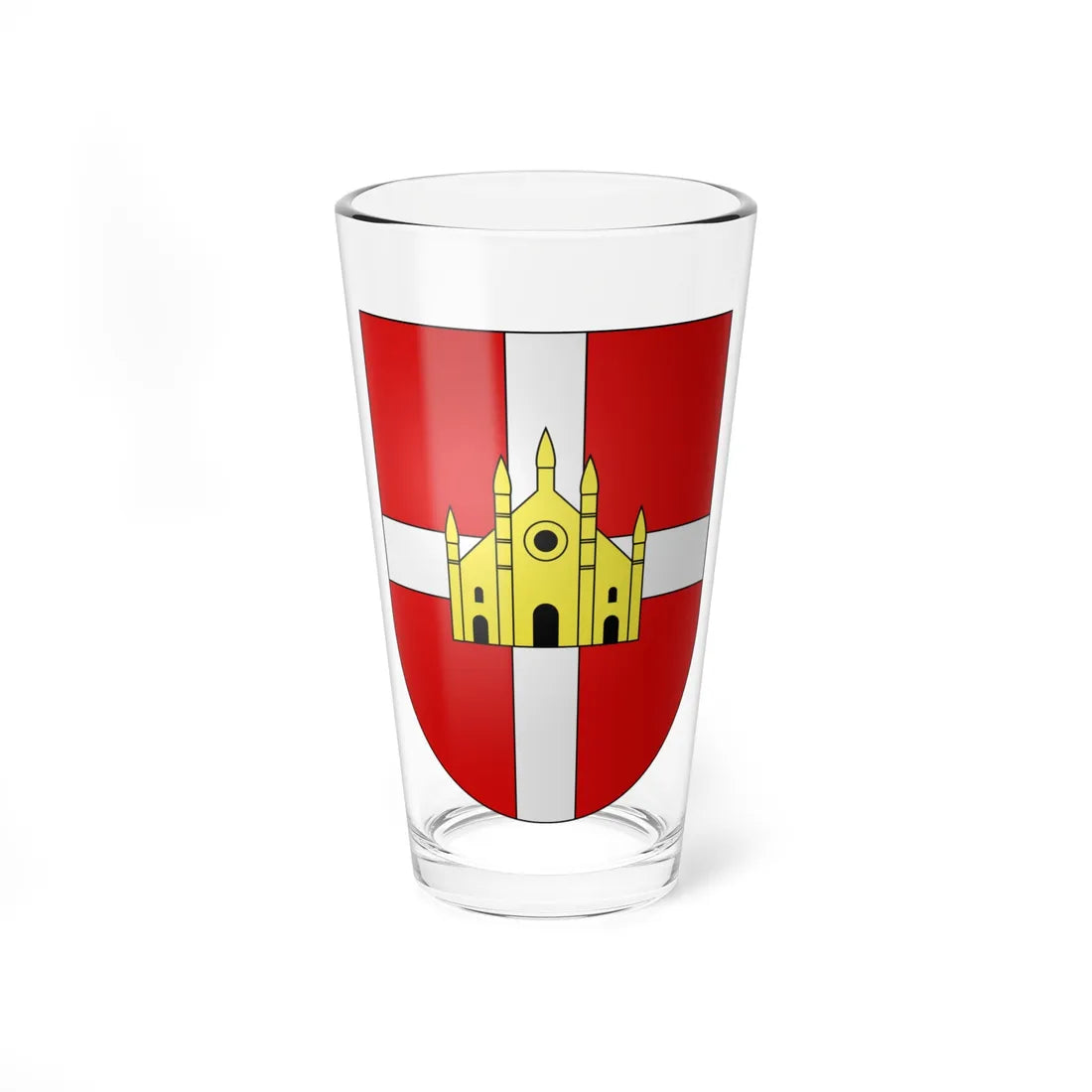 Arzo-coat of arms (Switzerland) (Coat of Arms) Pint Glass 16oz 16oz - Go Mug Yourself