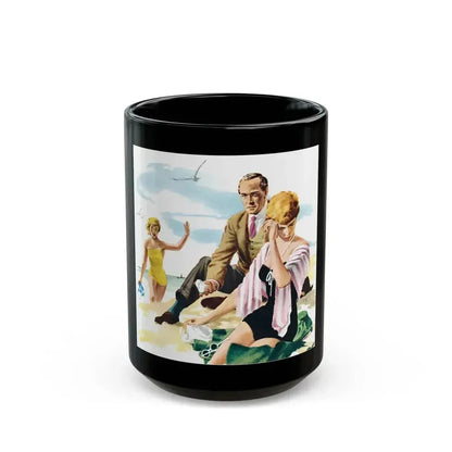 As Far As The Eye Can See by Penelope Mortimer, Homes And Gardens magazine, 1955 - Black Coffee Mug 15oz - Go Mug Yourself