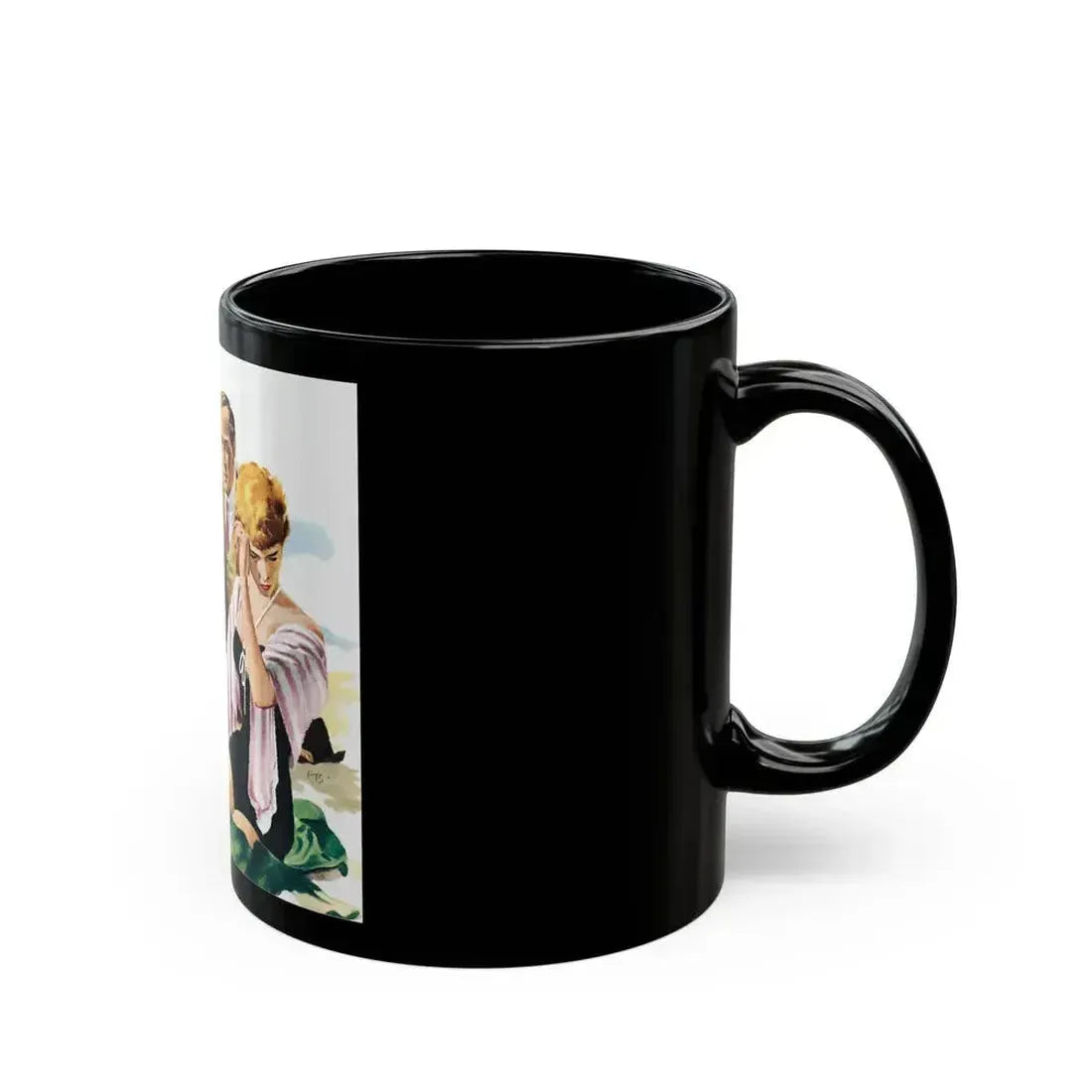 As Far As The Eye Can See by Penelope Mortimer, Homes And Gardens magazine, 1955 - Black Coffee Mug - Go Mug Yourself