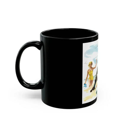 As Far As The Eye Can See by Penelope Mortimer, Homes And Gardens magazine, 1955 - Black Coffee Mug - Go Mug Yourself