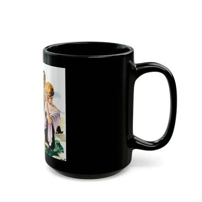 As Far As The Eye Can See by Penelope Mortimer, Homes And Gardens magazine, 1955 - Black Coffee Mug - Go Mug Yourself