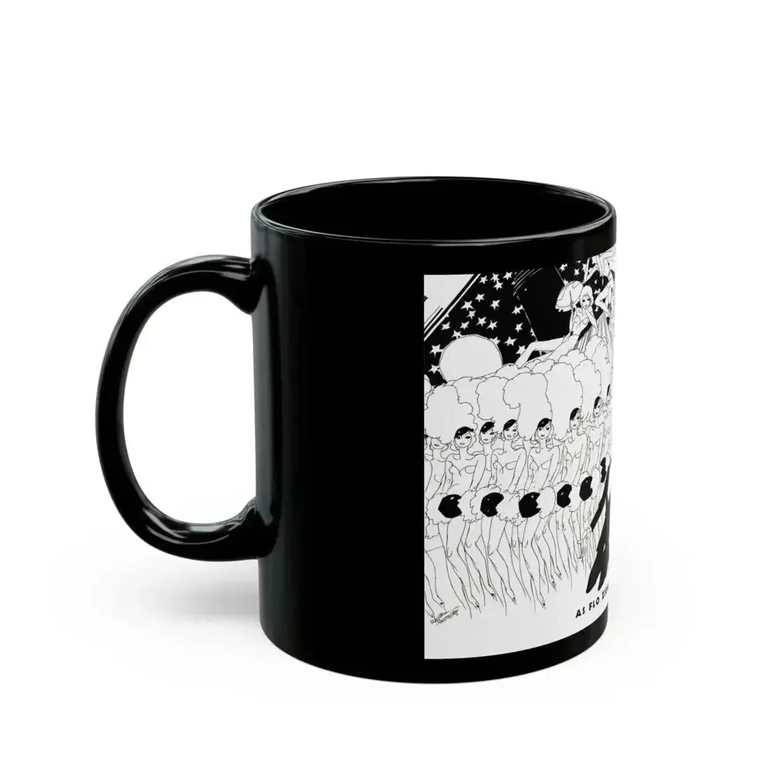 As Flo Ziegfeld Would Do It, Ballyhoo Magazine, November 1931 - Black Coffee Mug - Go Mug Yourself