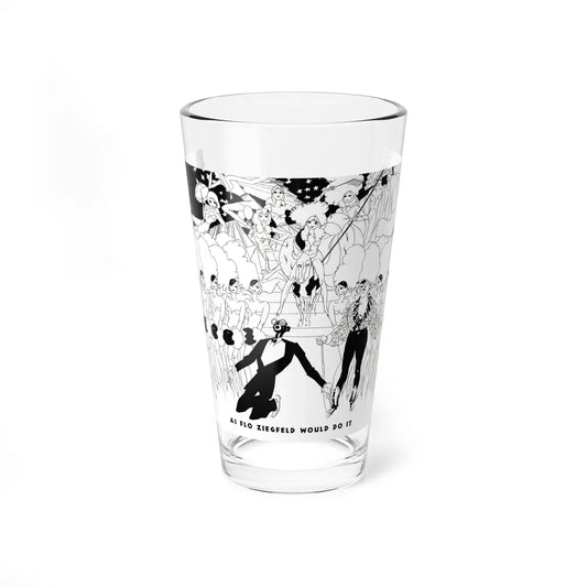 As Flo Ziegfeld Would Do It, Ballyhoo Magazine, November 1931 (Magazine Illustration) Pint Glass 16oz-16oz-Go Mug Yourself