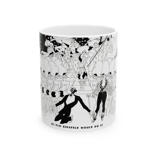 As Flo Ziegfeld Would Do It, Ballyhoo Magazine, November 1931 - White Coffee Mug-11oz-Go Mug Yourself