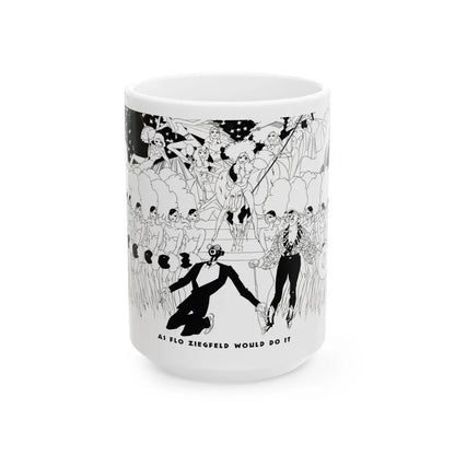 As Flo Ziegfeld Would Do It, Ballyhoo Magazine, November 1931 - White Coffee Mug-15oz-Go Mug Yourself