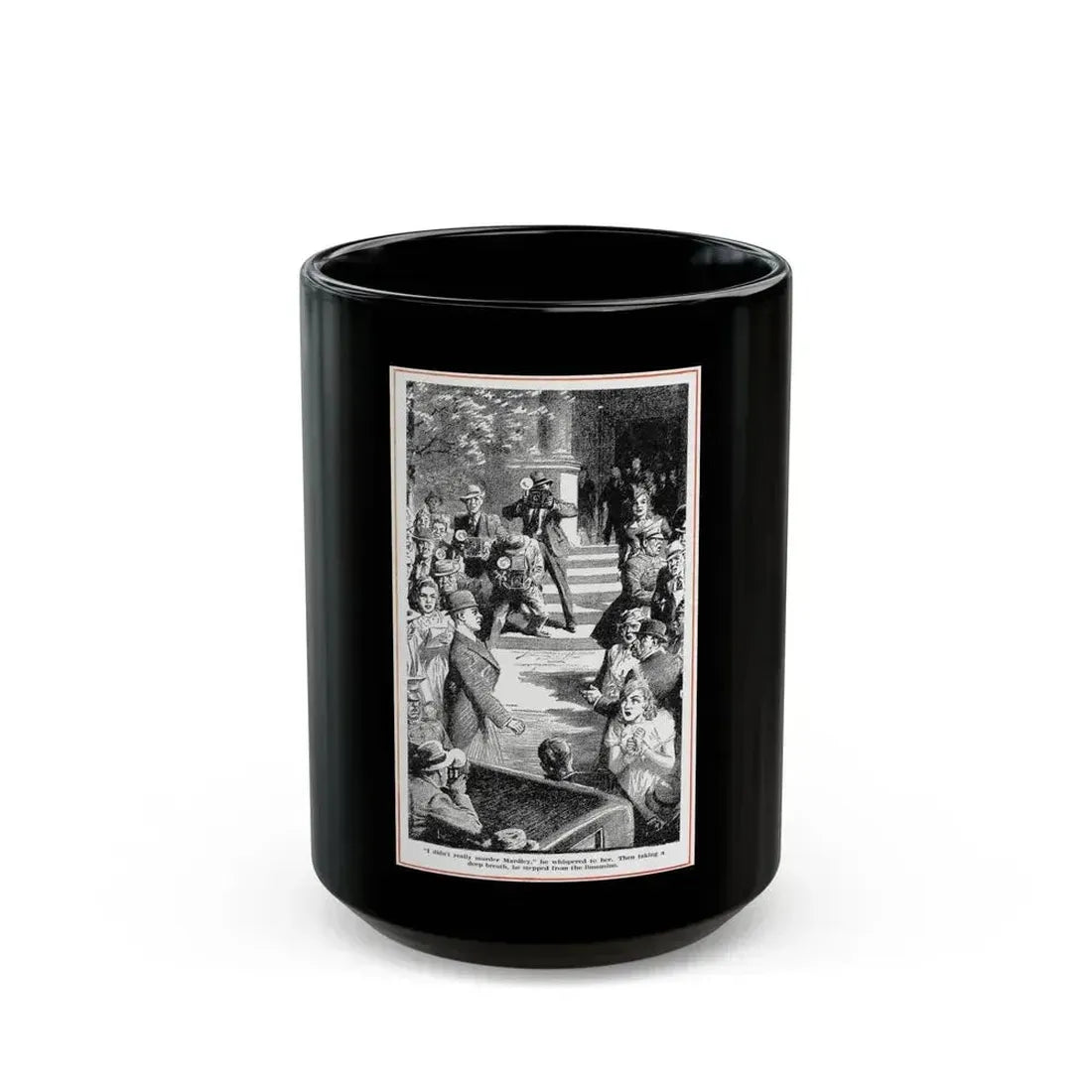 As Good As Murderred, Blue Book Magazine, December 1939 - Black Coffee Mug 15oz - Go Mug Yourself