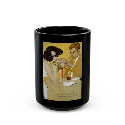 As in A Mirror, Clearly, Redbook, September 1960 - Black Coffee Mug-15oz-Go Mug Yourself