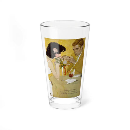 As in A Mirror, Clearly, Redbook, September 1960 (Magazine Illustration) Pint Glass 16oz-16oz-Go Mug Yourself