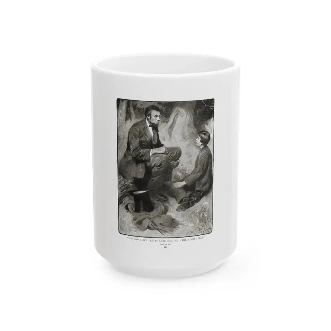As We Forgive Those (1), St. Nicholas magazine, February 1923 - White Coffee Mug 15oz - Go Mug Yourself