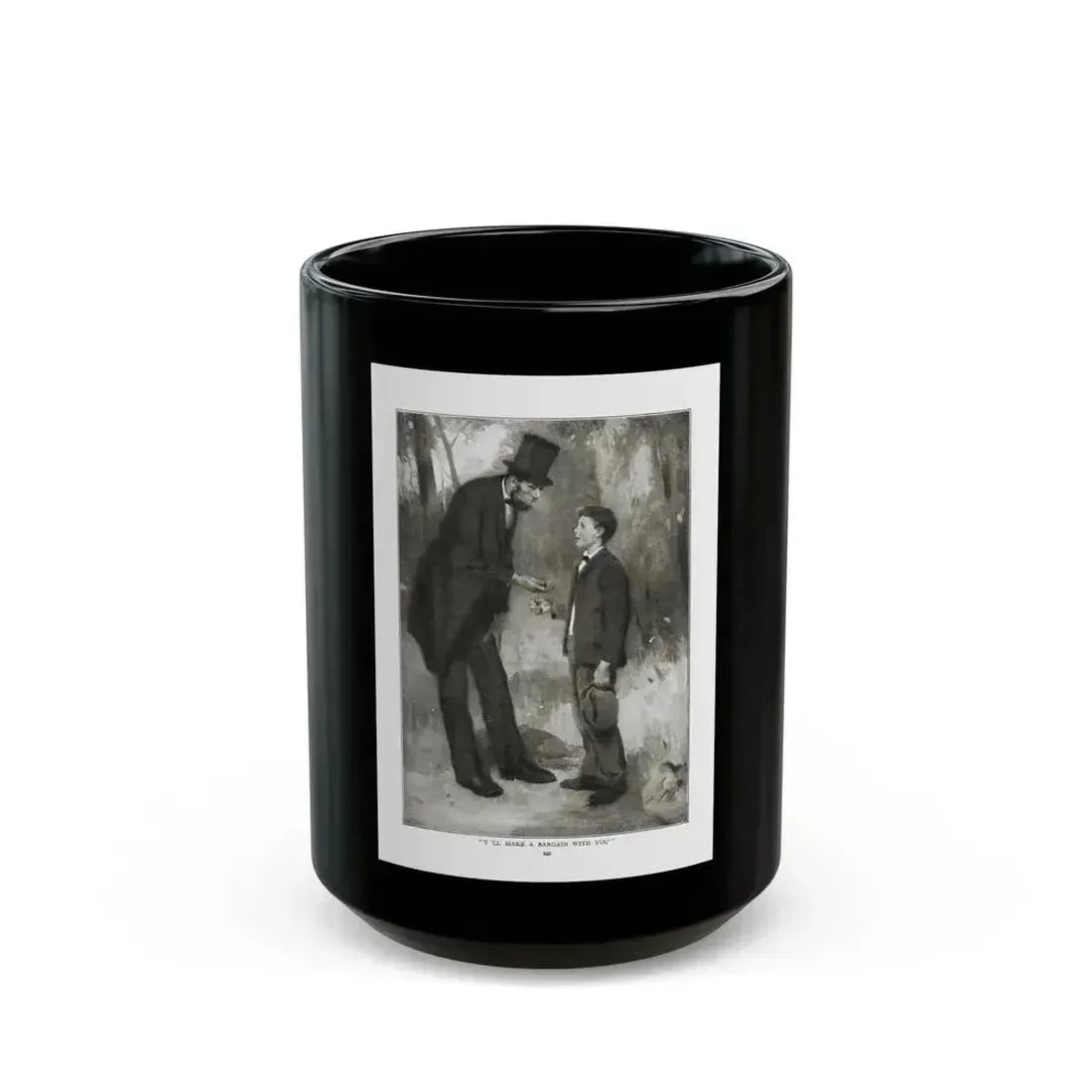 As We Forgive Those (2), St. Nicholas magazine, February 1923 - Black Coffee Mug 15oz - Go Mug Yourself