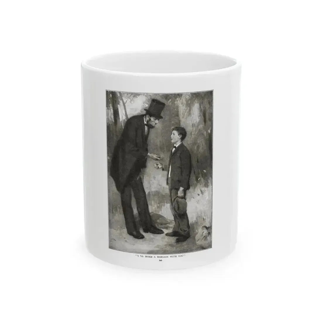 As We Forgive Those (2), St. Nicholas magazine, February 1923 - White Coffee Mug 11oz - Go Mug Yourself