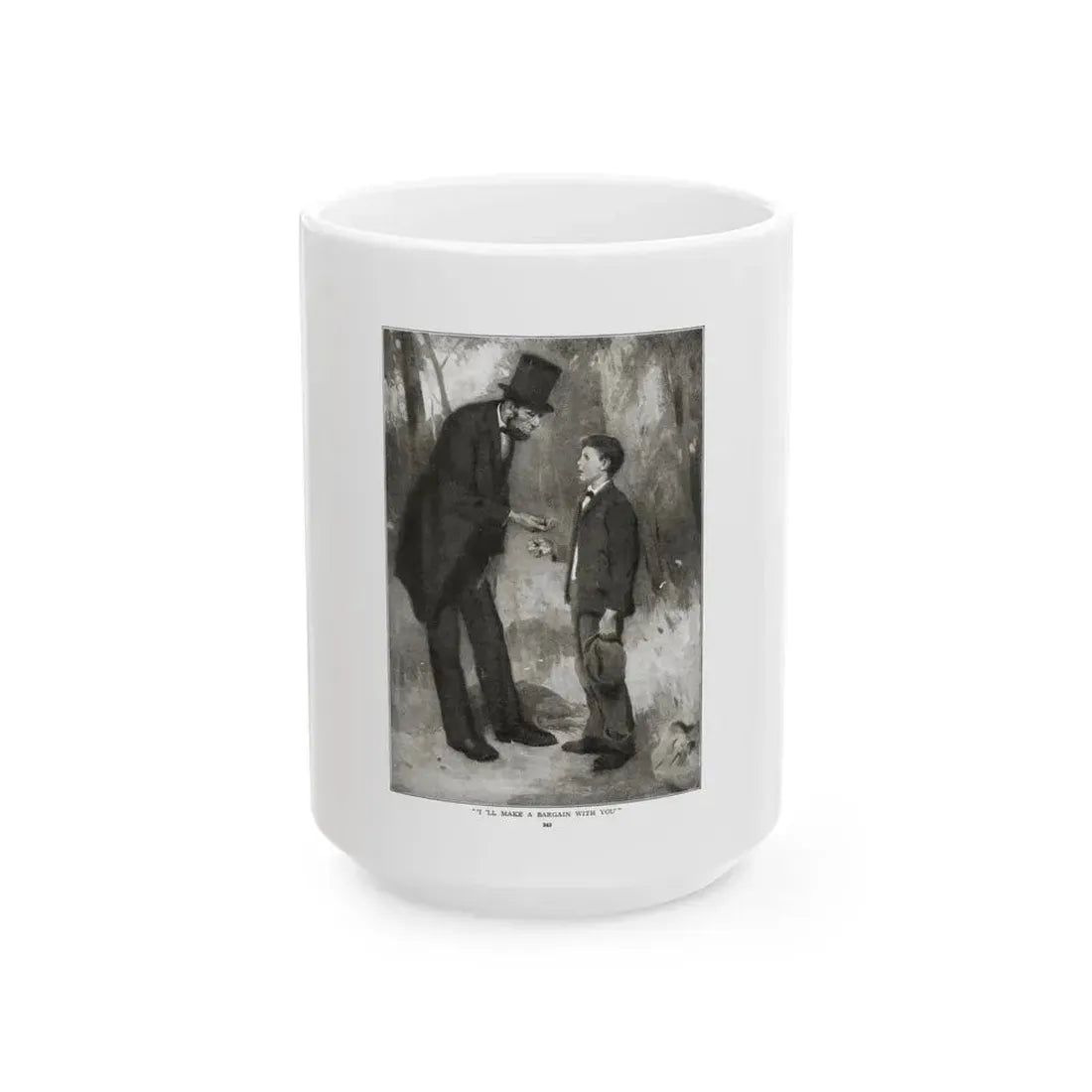 As We Forgive Those (2), St. Nicholas magazine, February 1923 - White Coffee Mug 15oz - Go Mug Yourself