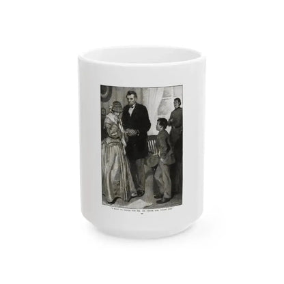 As We Forgive Those (3), St. Nicholas magazine, February 1923 - White Coffee Mug 15oz - Go Mug Yourself